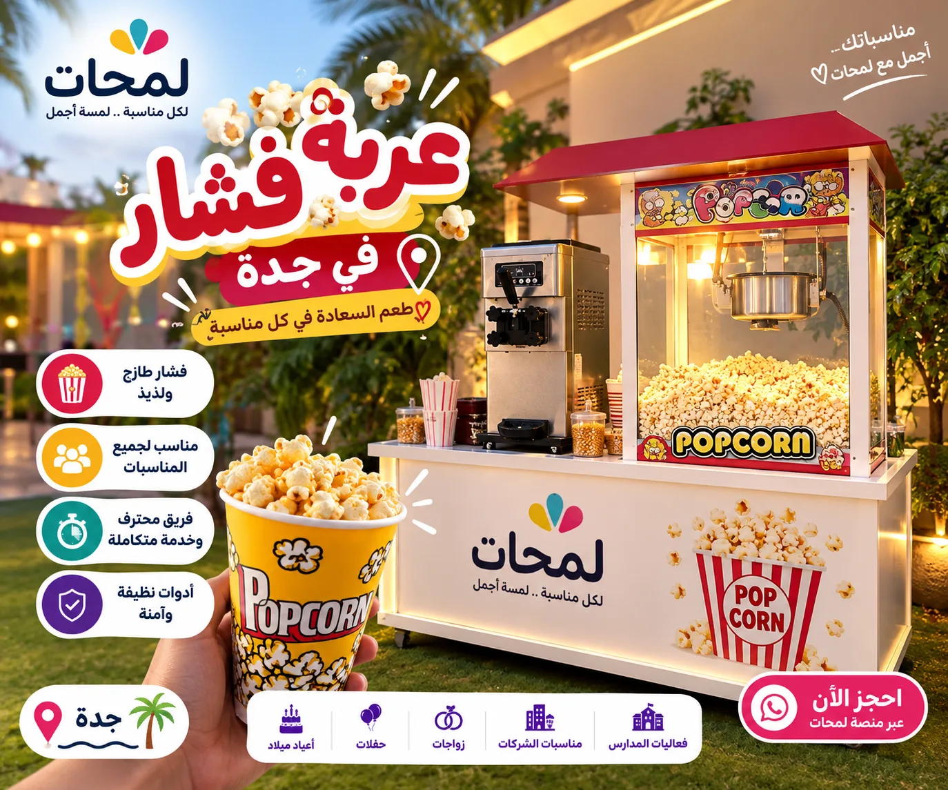 فشار للحفلات والمناسبات في جدة في جدة